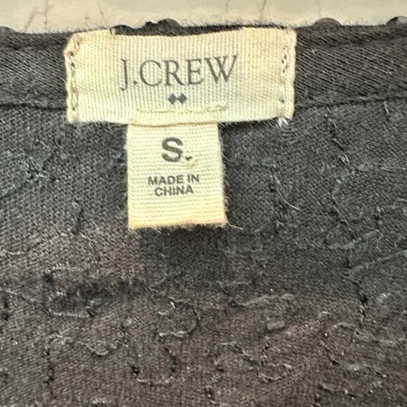 J.CREW | Black Sequin Sparkle Party Top | Size Small - Picture 5 of 7